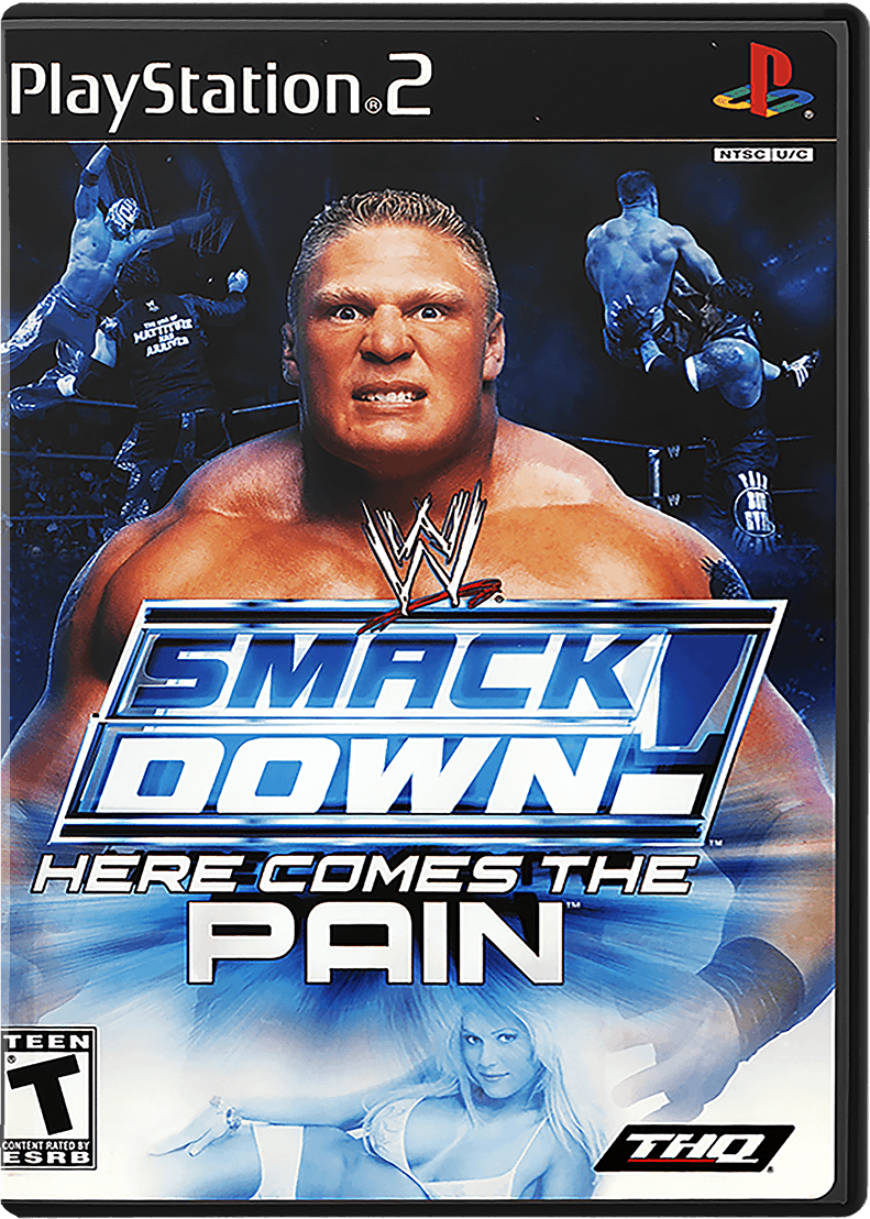 WWE Smackdown Here Comes the Pain box art for Playstation 2